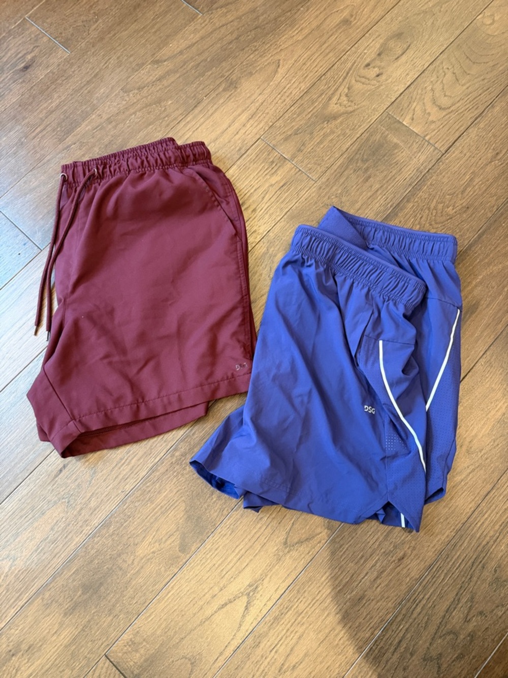 DSG Men's Athletic Shorts in Purple and Maroon Set of 2 XL C11-609